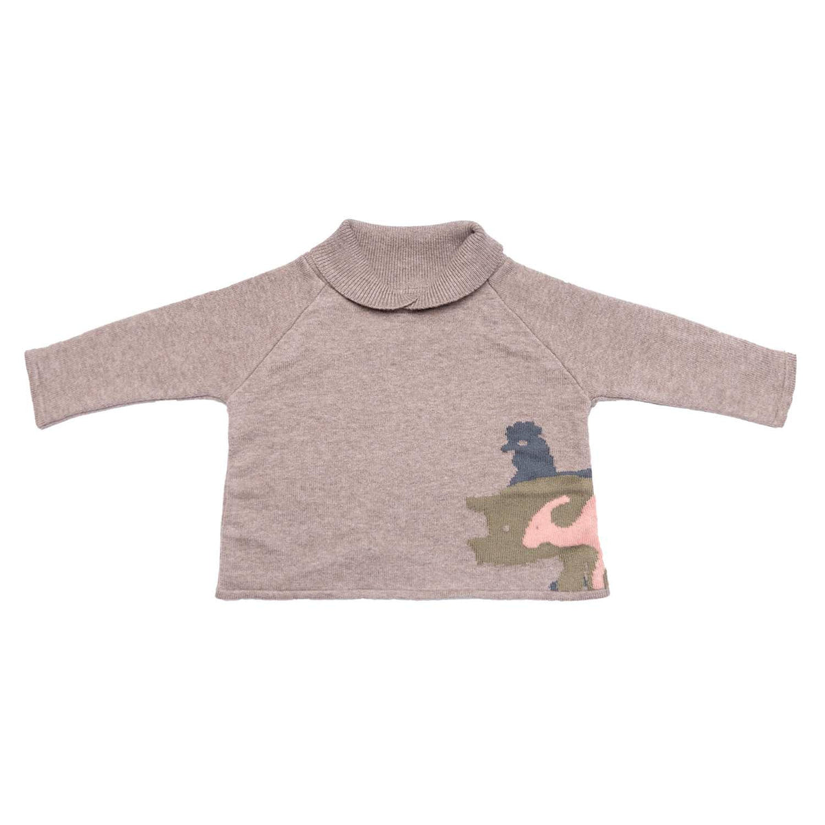 Beige Knitted Sweater for Baby